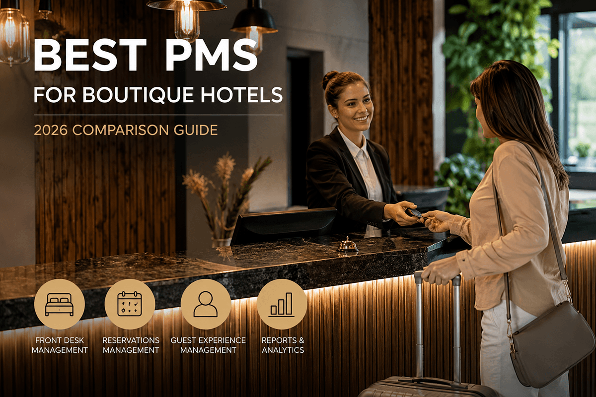 Best PMS for Boutique Hotels: 2026 Comparison Guide