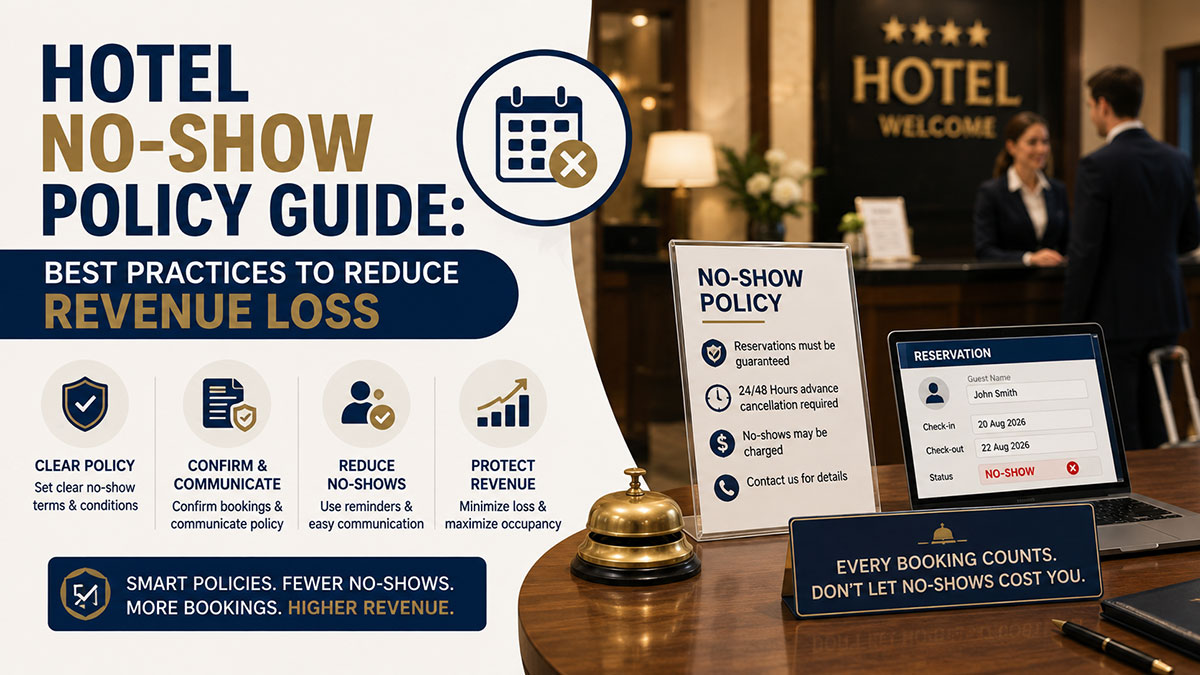 Hotel No-Show Policy Guide: Best Practices to Reduce Revenue Loss